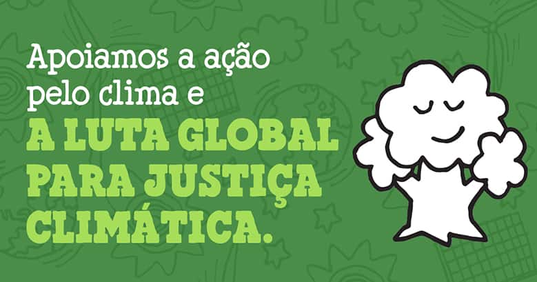 We support climate action and the global fight for climate justice